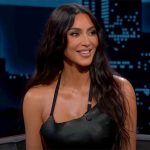 Kim Kardashian on 'Jimmy Kimmel Live!'.